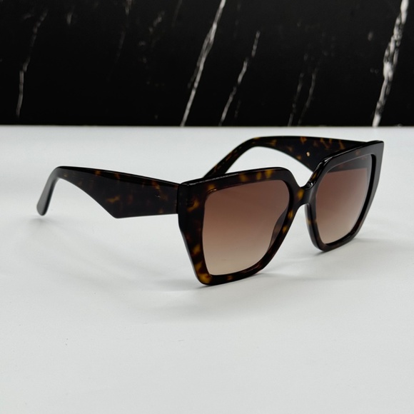 NEW DOLCE&GABBANA DG4438 502/13 WOMEN SUNGLASSES DG4438 50213 BROWN EYEWEAR - Picture 6 of 11